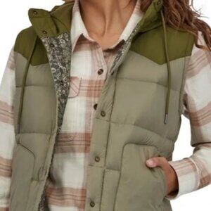 Patagonia Women's Bivy Hooded Vest, Size XS, Green